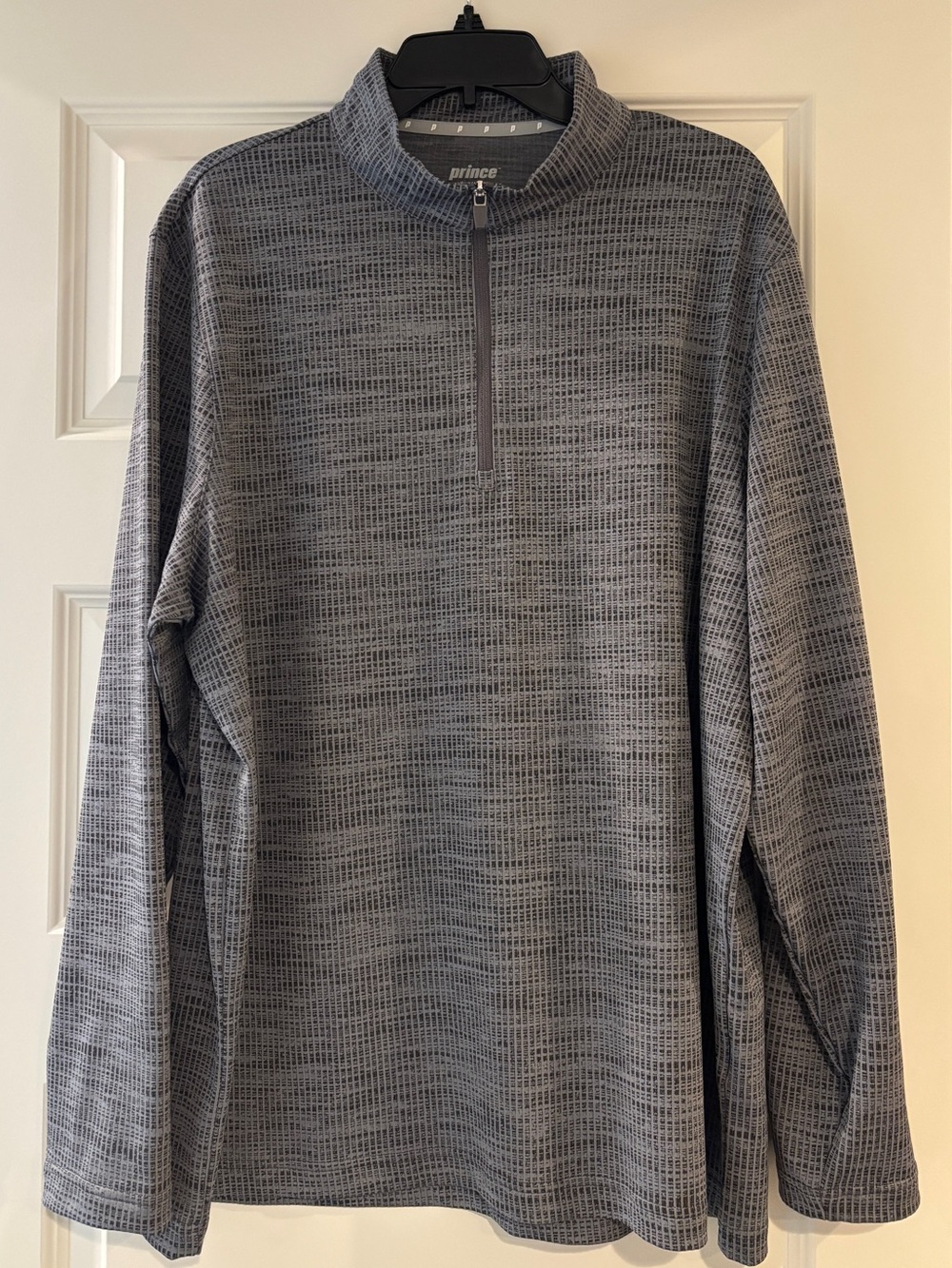 Prince Men's Grey Quarter-Zip Lightweight Pullover